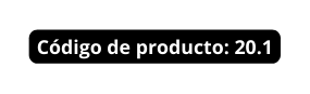 Código de producto 20 1