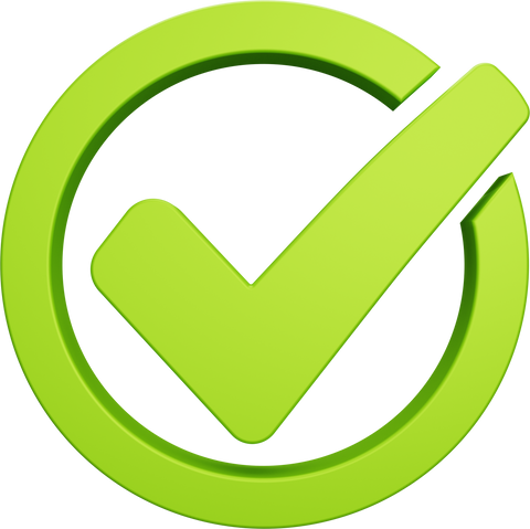 Approve Circle 3D Icon